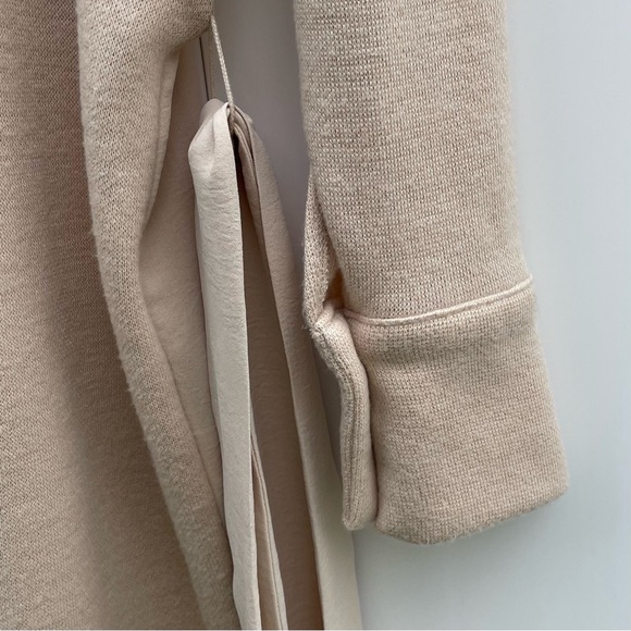 Zara Beige Knit Dress with a soft-touch belt Size Small - Picture 6 of 16